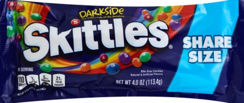 Skittles Darkside Bite Size Candies Perspective: front
