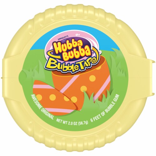 Hubba Bubba Original Easter Bubble Gum Tape Perspective: front