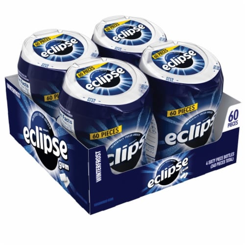 Eclipse Winterfrost Sugar-Free Gum Perspective: front