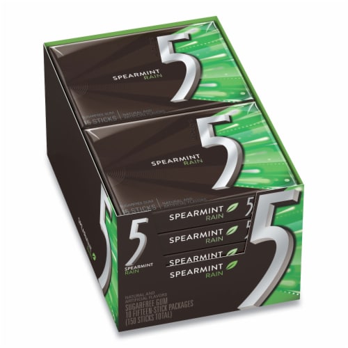 5 SUGAR FREE RAIN 10 - 15 STICK PACKS (150 STICKS TOTAL) Perspective: front