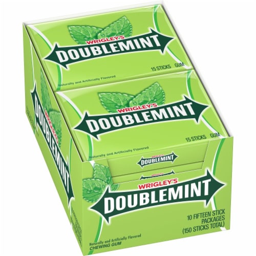 5 Gum Peppermint Cobalt Sugar-Free Chewing Gum, 10 pk./15 ct