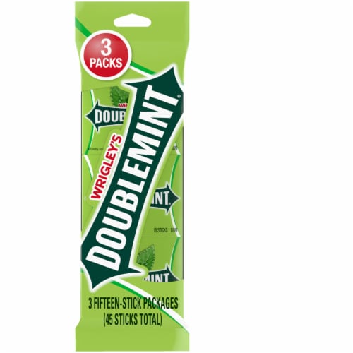 Wrigley's Doublemint Chewing Gum Value Bulk Pack Perspective: front