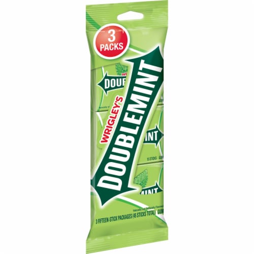 Wrigley's Doublemint Chewing Gum Value Bulk Pack Perspective: front
