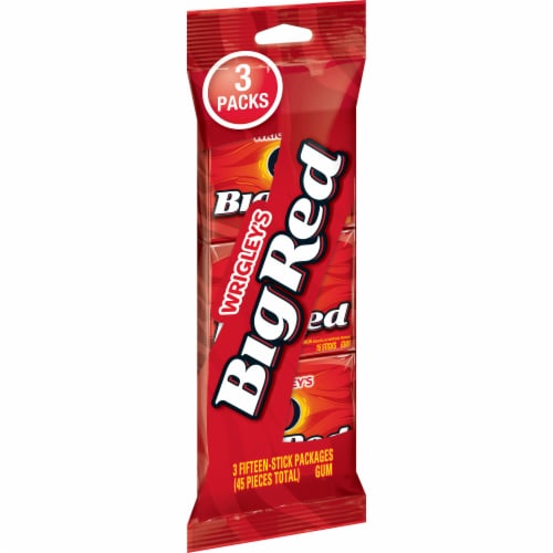 Wrigley's Big Red Gum 3 Pack Perspective: front