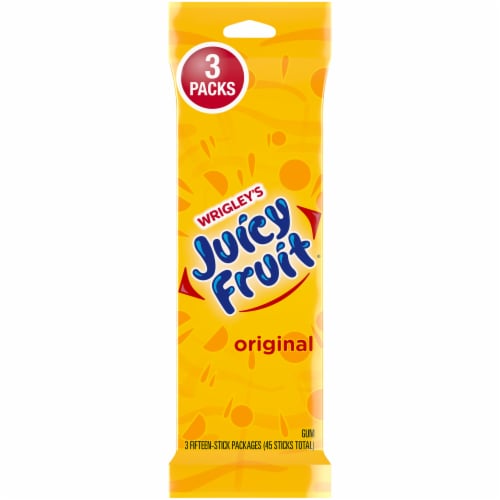 Juicy Fruit Bulk Chewing Gum Value Pack Perspective: front