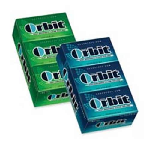 ORBIT® Spearmint Sugar Free Chewing Gum Perspective: front