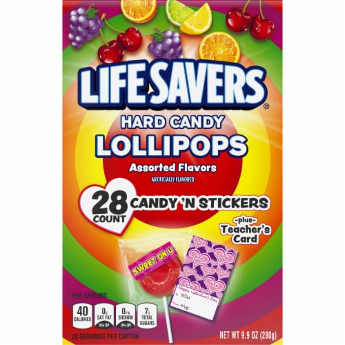 Life Savers® Valentine's Lollipop Exchange Kit Perspective: front