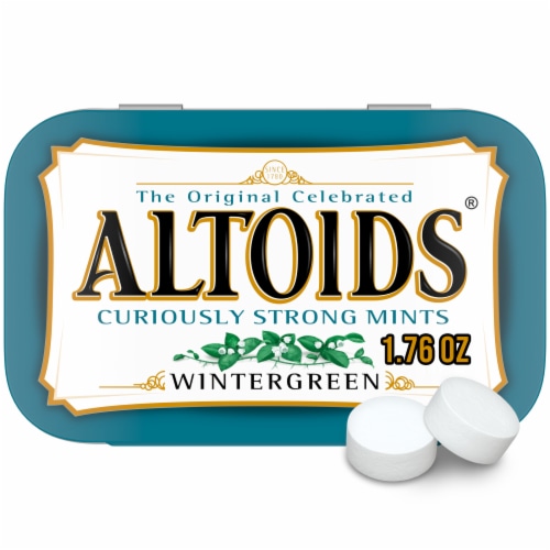 ALTOIDS Wintergreen Sugar Free Breath Mints Single Pack Perspective: front