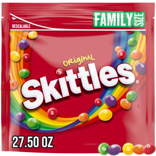 SKITTLES Original Chewy Candy Family Size Perspective: front