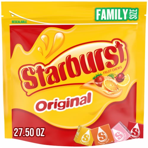 STARBURST Original Fruit Chews Chewy Candy Family Size Bag