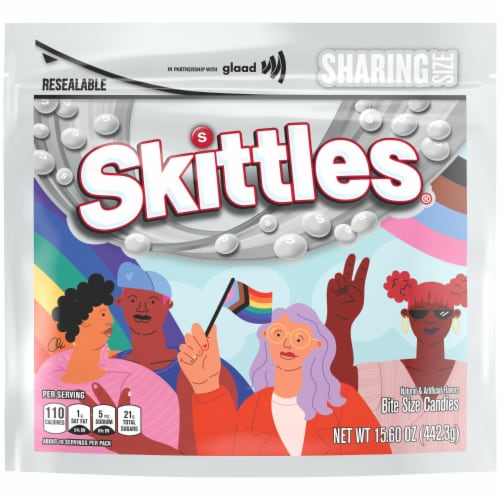 Skittles Original Chewy Candy Sharing Size Limited Edition PRIDE Pack Bag