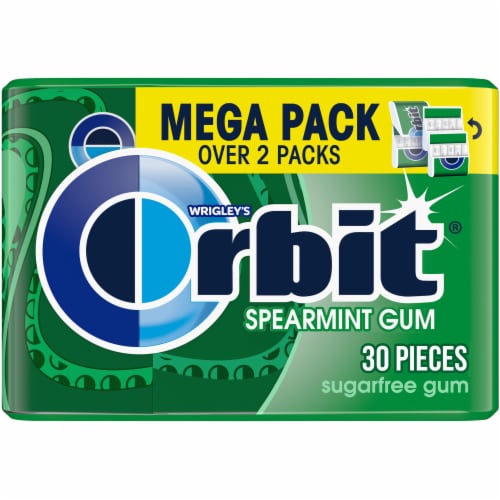 Orbit® Spearmint Sugarfree Gum Mega Pack Perspective: front