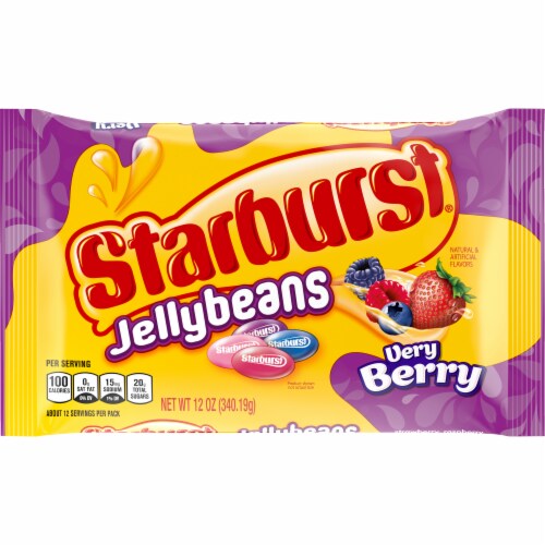 Starburst Very Berry Jelly Beans Easter Candy Perspective: front