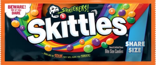 Skittles® Shriekers Sour Halloween Candy Perspective: front