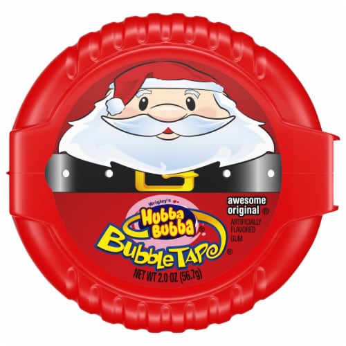 Hubba Bubba Bubble Gum Tape Christmas Candy Chewing Gum, 2 oz