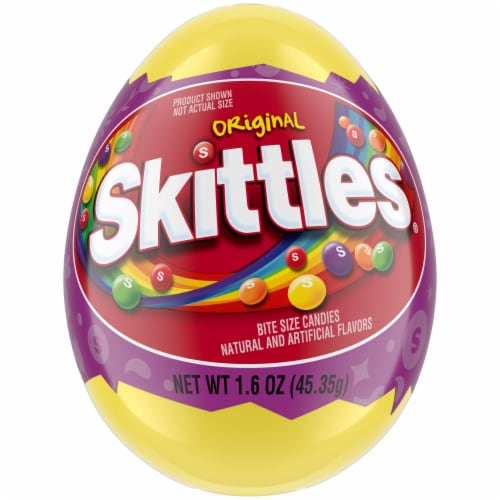 Skittles Original Easter Candy Easter Basket Gummy Candy Perspective: front