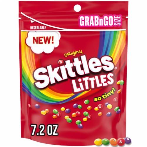 Skittles Littles Original Chewy Summer Candy Grab N Go Bag Perspective: front