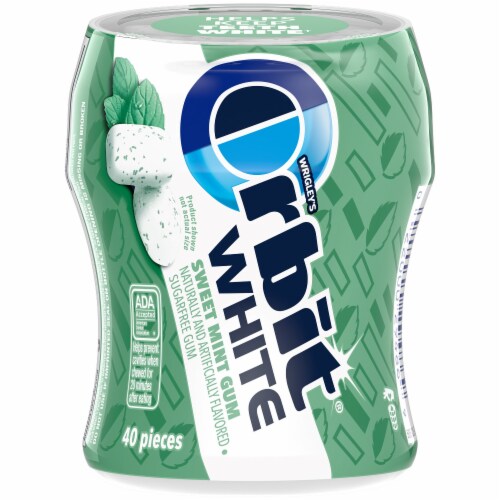 Orbit® White Sugar Free Sweet Mint Gum Perspective: front