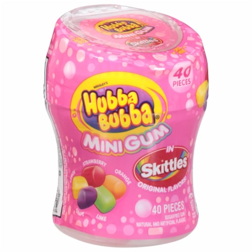 Hubba Bubba® Skittles® Flavor Mini Gum Pack Perspective: front