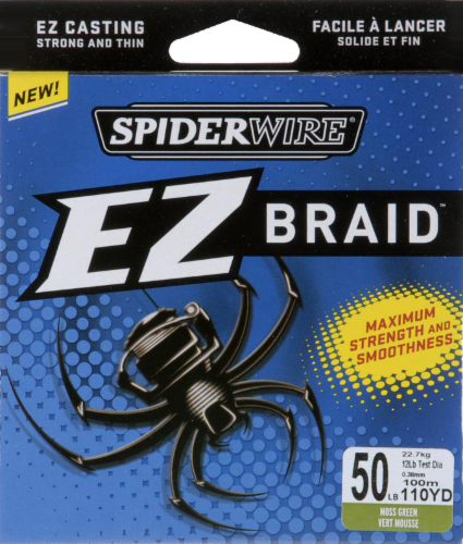 Spiderwire EZ Braid Fishing Line - Moss Green, 110 yd - Fry's Food, spider  wire braided fishing line 