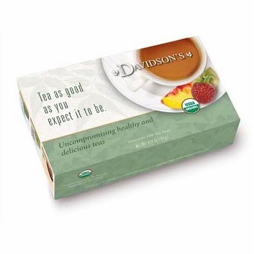 Davidson Organic Tea 167 Mate Tea- Box of 100 Tea Bags Perspective: front