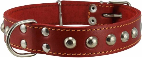 Thick studded dog sales collar