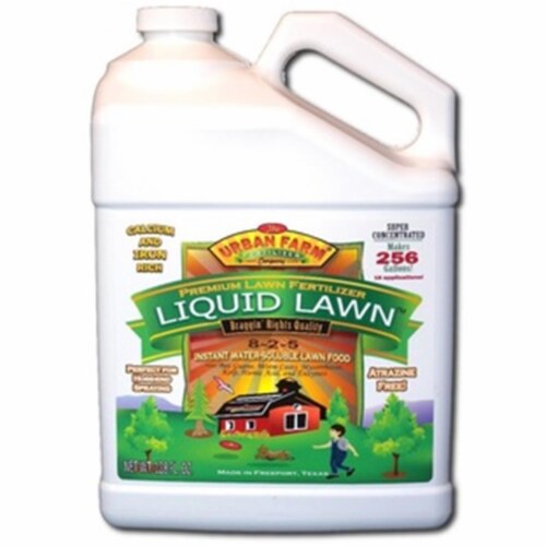 Urban Farm Fertilizers LL128 Liquid Lawn 128 Fl. Oz Fertilizer Perspective: front