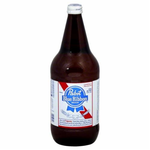 Pabst Blue Ribbon Beer Bottle, 32 fl oz - Foods Co.