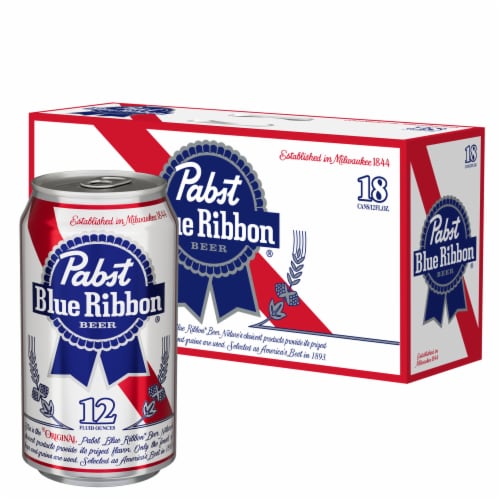 Pabst Blue Ribbon Beer Perspective: front