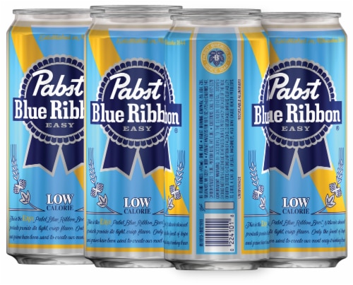 Pabst Blue Ribbon Easy Beer Perspective: front