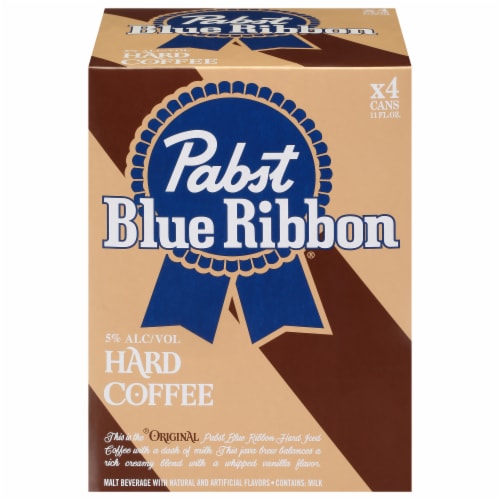Pabst Blue Ribbon Hard Coffee Perspective: front