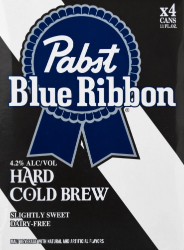 Pabst Blue Ribbon Beer Perspective: front