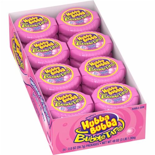 Wrigley's Hubba Bubba Awesome Original Bubble Tape Bubble Gum, 24