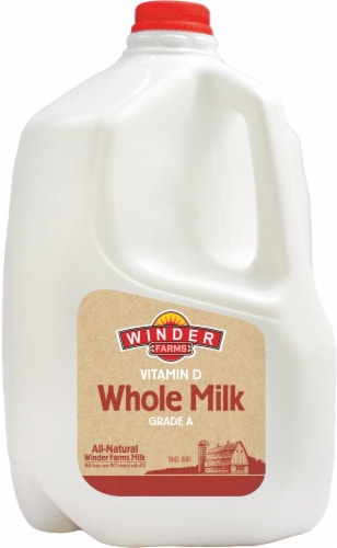 Winder Farms Vitamin D Whole Milk Perspective: front