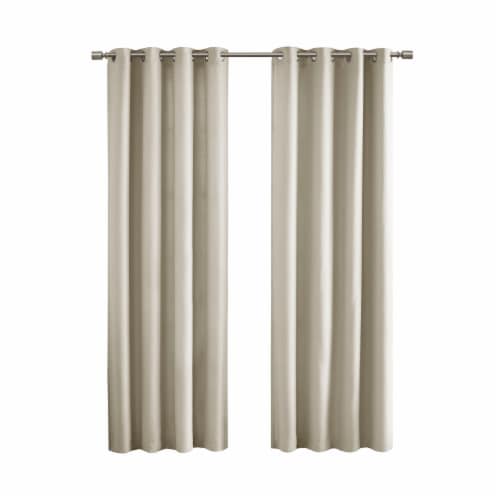 Urban Habitat Morill Thermal Weave Curtains - Ivory Perspective: front