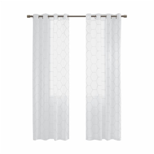 Urban Habitat Pratt Curtains - White Perspective: front