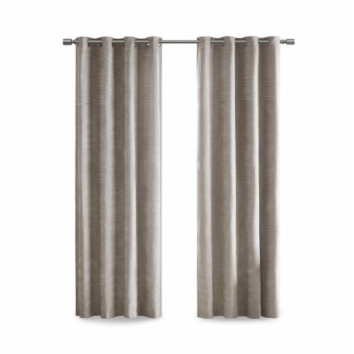 Urban Habitat Duncan Curtains - Mocha Perspective: front
