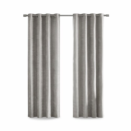 Urban Habitat Duncan Curtains - Blue Perspective: front