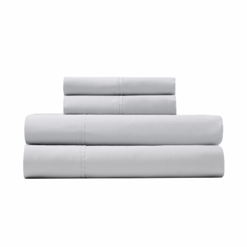 Luxury Hotel 1200 Thread Count Sheet Set - Grey Perspective: front