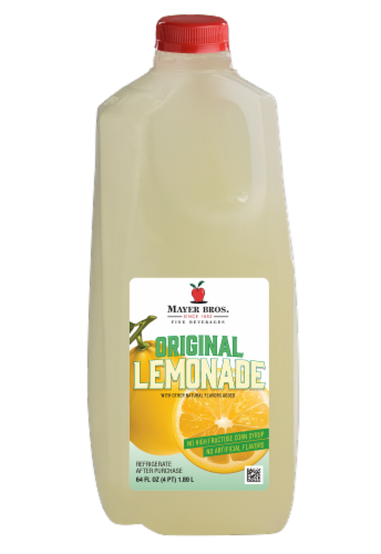 Mayer Bros Original Lemonade Perspective: front
