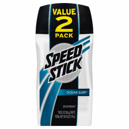 Speed Stick Ocean Turf All Day Fresh Deodorant 2 Count Perspective: front