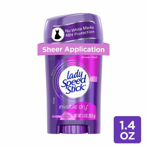 Lady Speed Stick Invisible Dry Shower Fresh Antiperspirant Deodorant Perspective: front