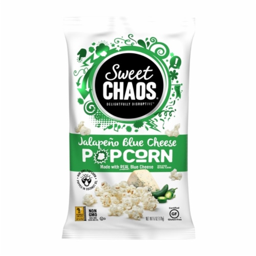 Sweet Chaos® Jalapeno Blue Cheese Popcorn Perspective: front