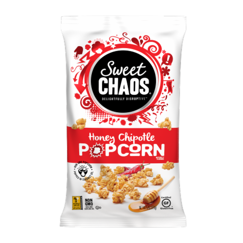 Sweet Chaos Honey Chipotle Popcorn Perspective: front