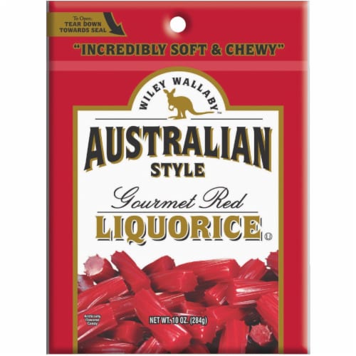 Wiley Wallaby Red Liquorice 10 Oz. Candy 114571 Perspective: front
