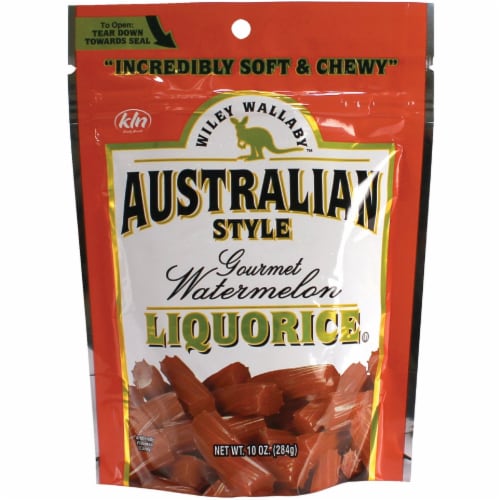Wiley Wallaby Watermelon Licorice 10 Oz. Candy 117700 Perspective: front