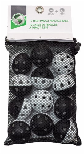 JEF World of Golf High Impact Whiffle Balls Perspective: front