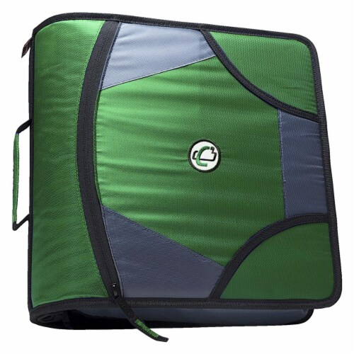 Case It 1590359 Zipper Binder with 5 Tab Files D Ring 4