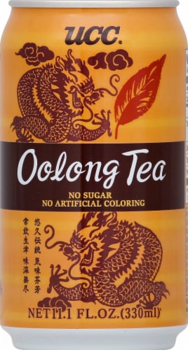 UCC Oolong Tea Can Perspective: front