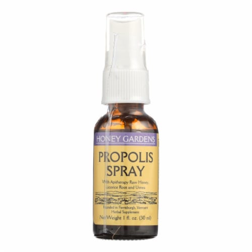 Honey Gardens Apiaries Propolis Spray - 1 oz Perspective: front